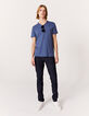 Tee-shirt L'Essentiel stone à col V Homme-7