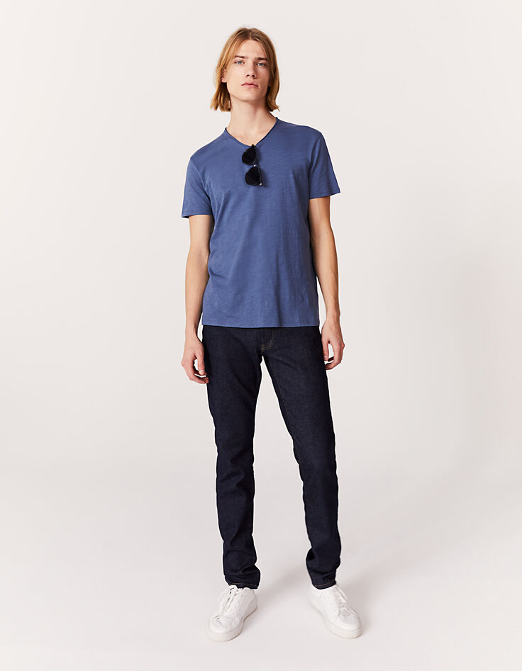 Tee-shirt L'Essentiel stone à col V Homme-7