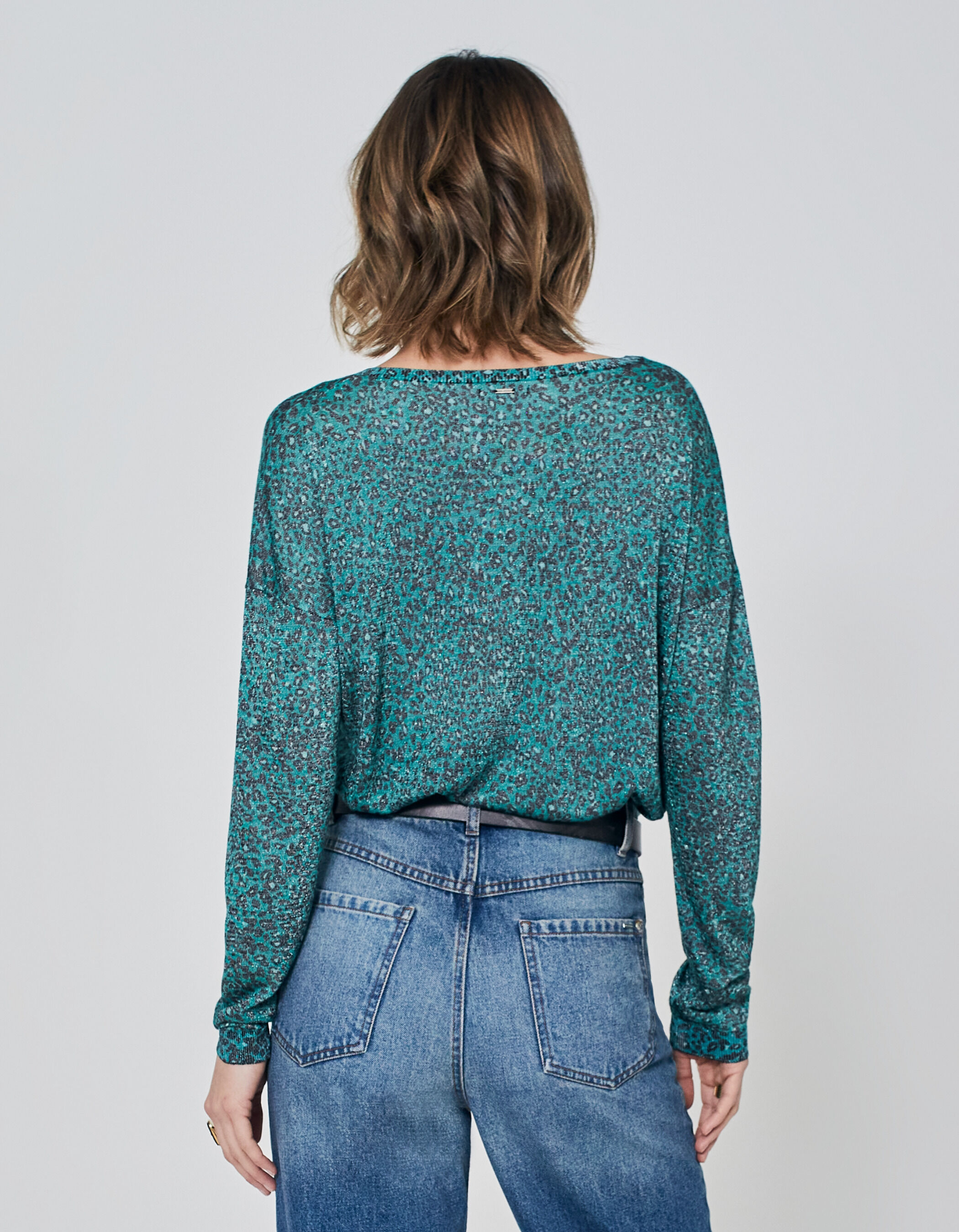 Pull vert deals turquoise