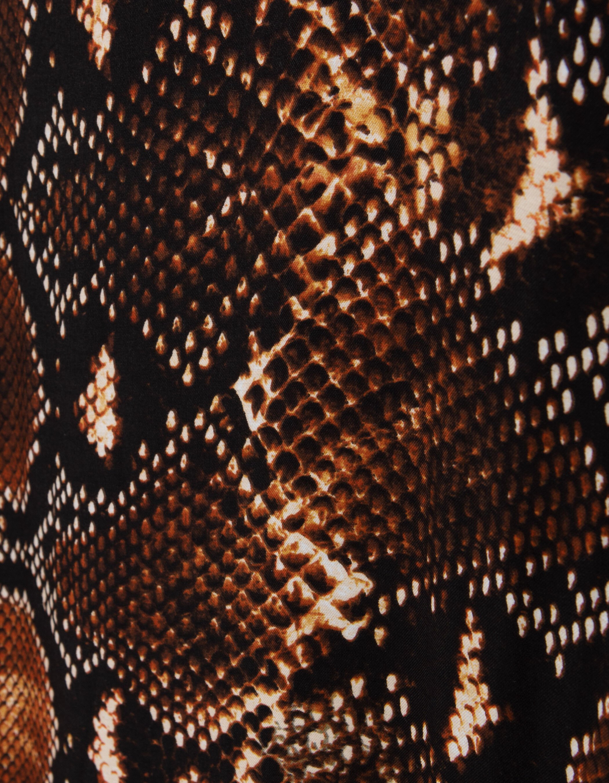 Robe longue imprimé python outlet