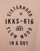 Girls’ pink sweatshirt-dress+slogan&embroidered star-6