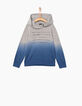 Jersey con capucha gris tie and dye azul niño -2