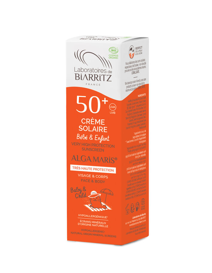 Crème solaire bio SPF50+ 50 ml LABORATOIRES BIARRITZ - IKKS