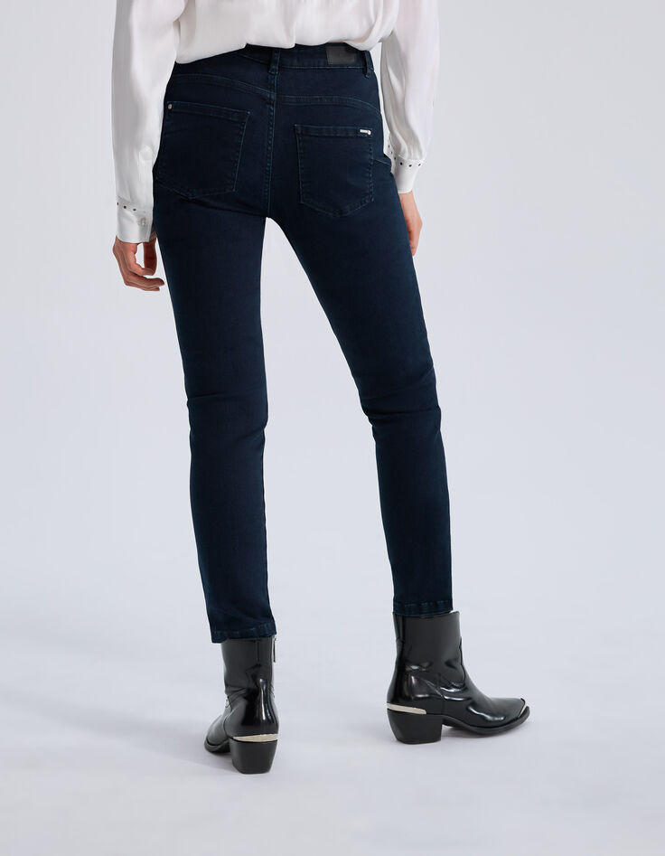 Blauwe slim 7/8 jeans studs Powerstretch Waterless Dames-5