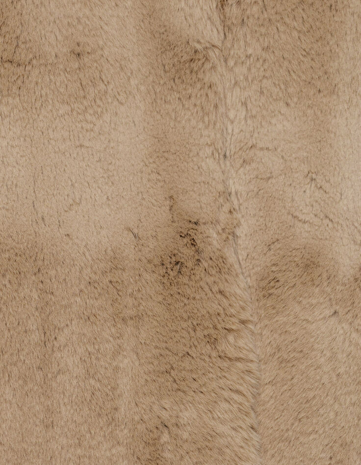 Beige oversized mantel Dames-8