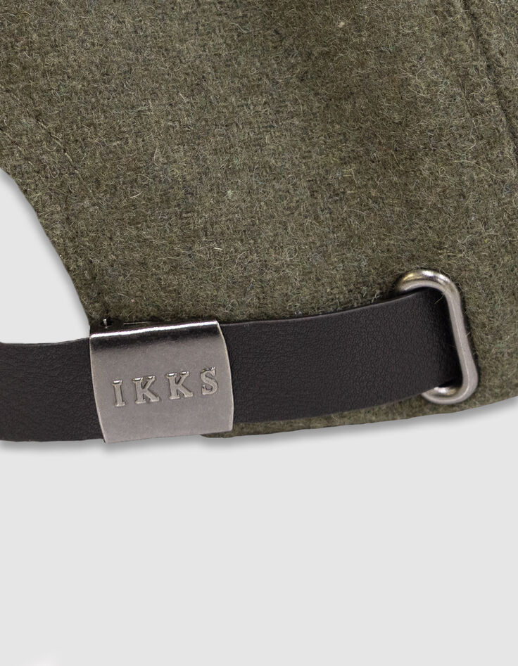 Women&rsquo;s khaki cap with chevron embroidery-6