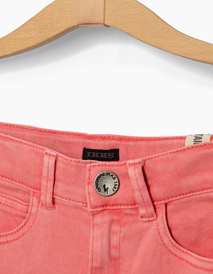 Bermudas rosa medio vaqueras niño -3