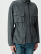 Women’s grey flannel overshirt jacket-6