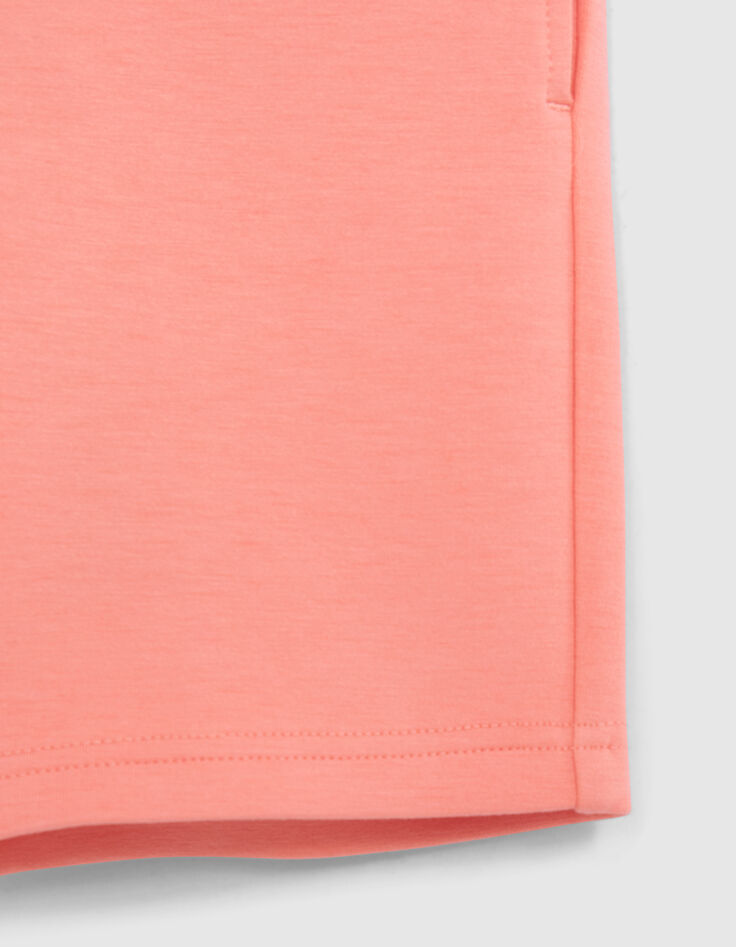 Bermudas naranja felpa techfleece niño-4