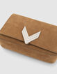 Le sac 111 en cuir de vachette velours sable femme-4