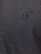 Men’s khaki marl polo shirt with mixed-fabric collar-4
