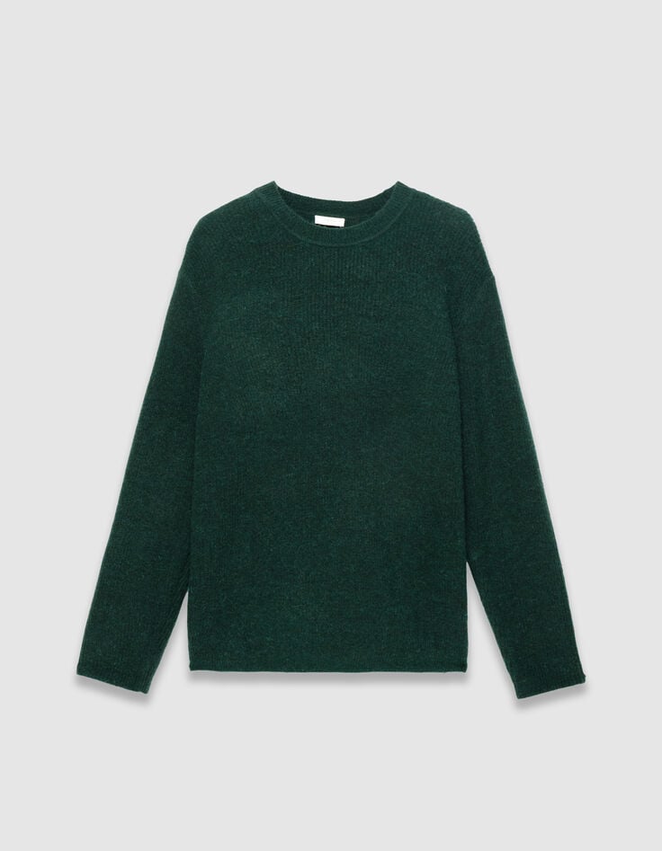 Pull hiver vert tricot mousseux Homme-5 Pull hiver vert tricot mousseux Homme-5