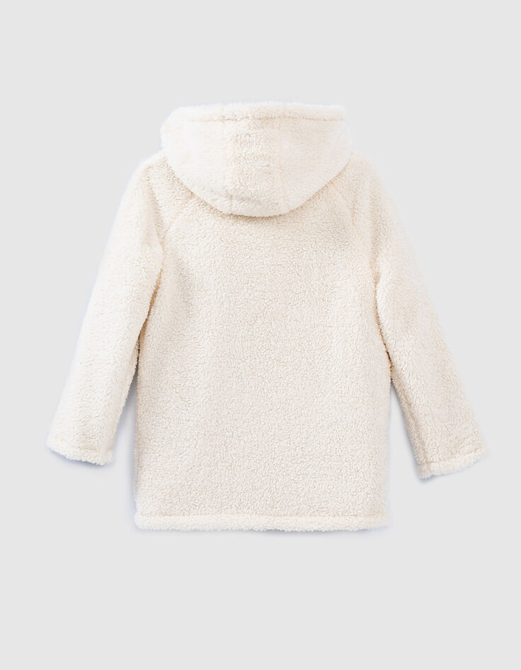 M&auml;dchenwendeparka, Champagnerfarben und Wei&szlig; mit Fleece-3