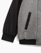 Blouson réversible gris foncé et bleu garçon -6