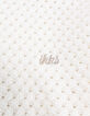 Pull blanc coton bio tricot fantaisie relief fille-7