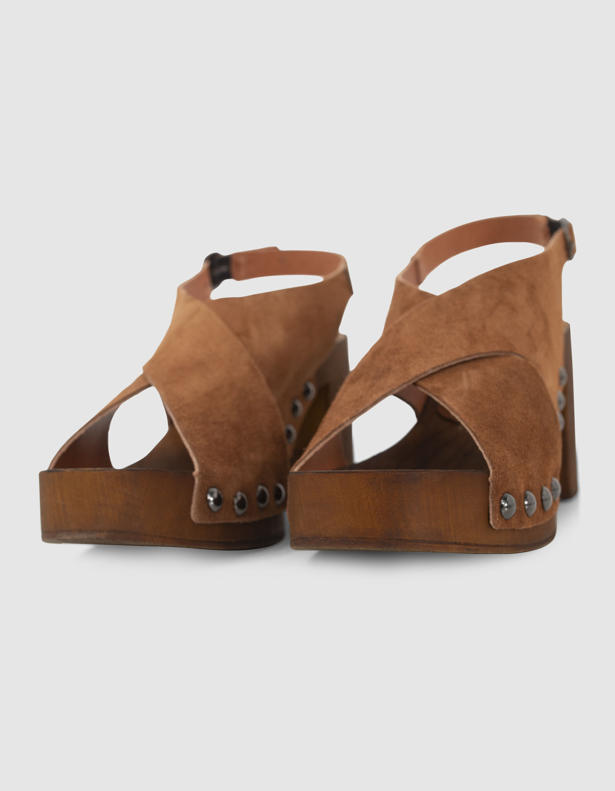 Chaussure talon best sale bois