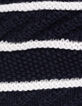 Boy's navy knitted furry snood-4