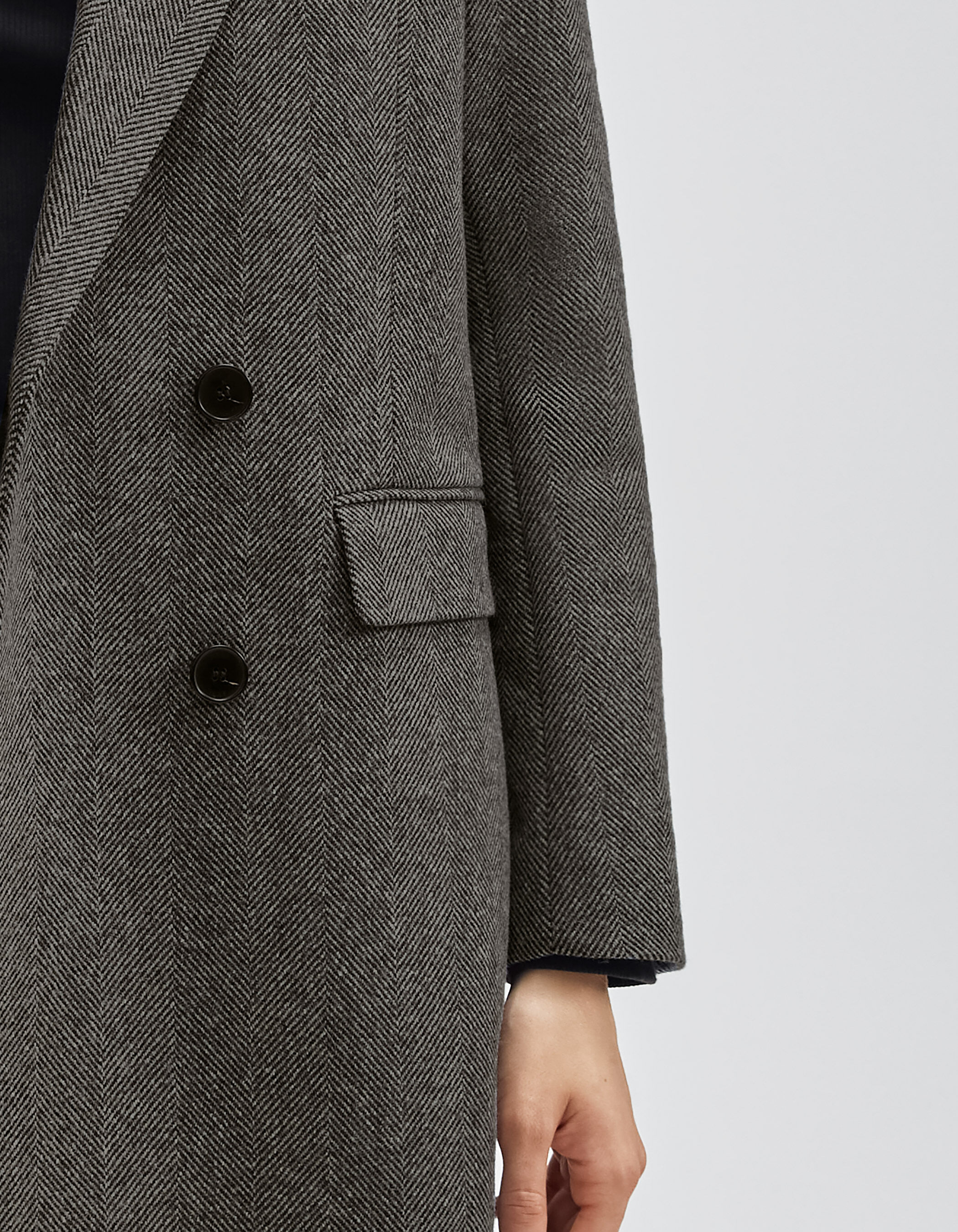 Ikks manteau gris femme store