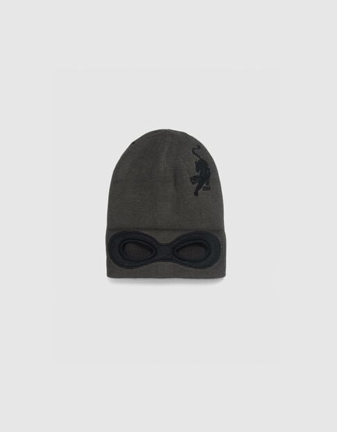 Kaki muts gerecycleerd tricot inzet masker jongens - IKKS
