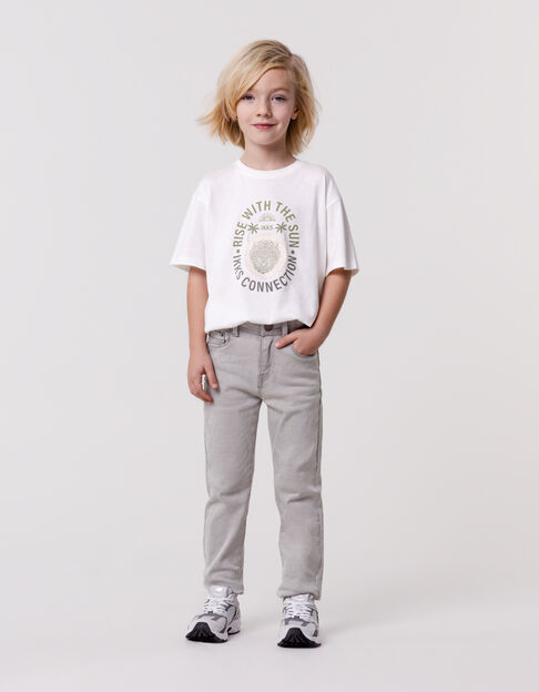 Graue STRAIGHT-Jungenjeans - IKKS