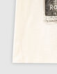 Ecrufarbenes Mädchen-Bio-Tanktop mit Foto-Pola-Motiv -7