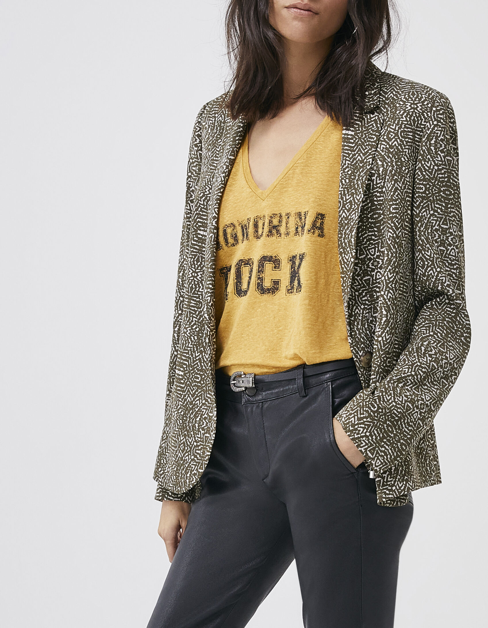 Veste kaki femme ikks deals