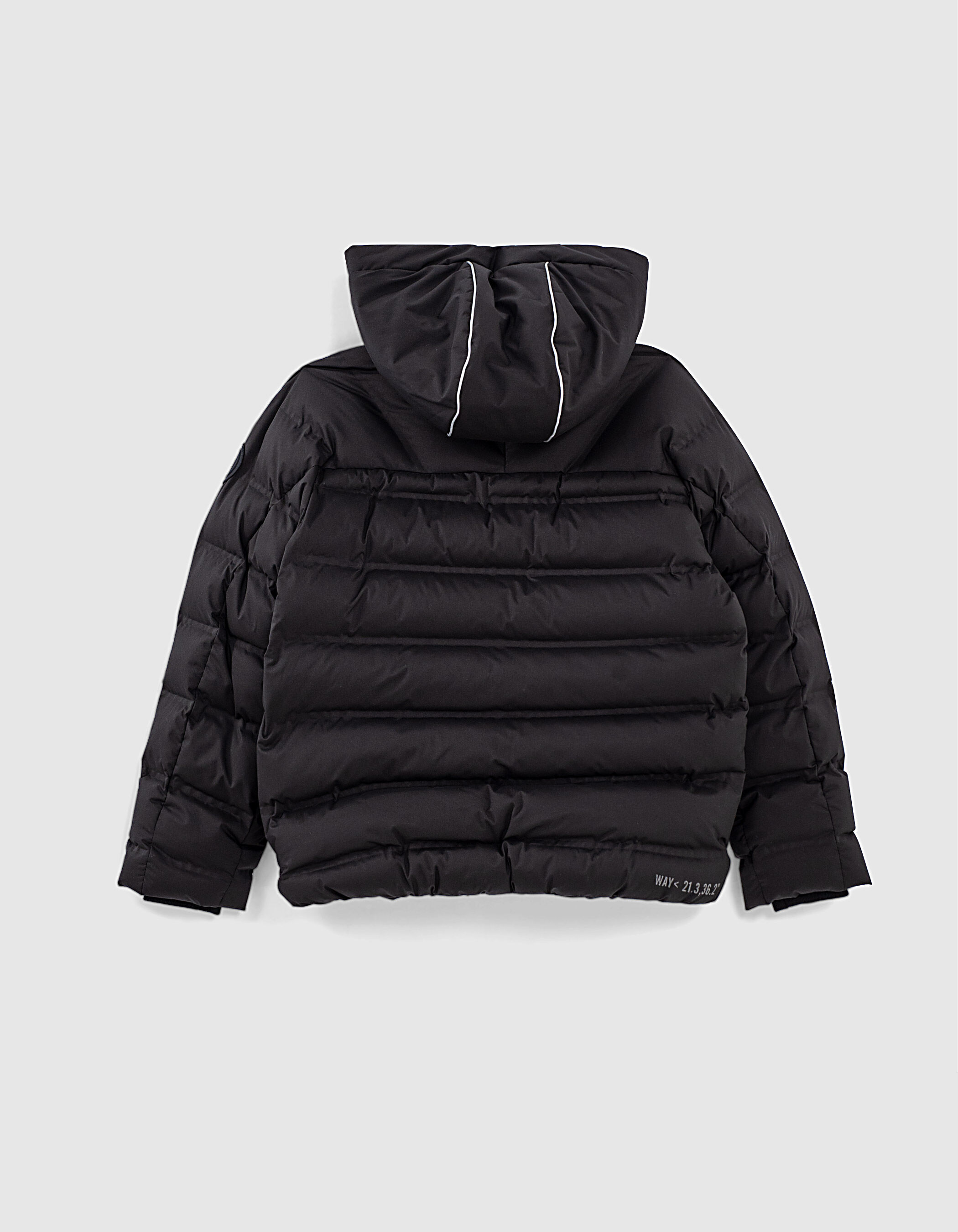 Doudoune noire puffy piping REFLECTIVE garcon IKKS