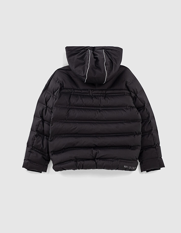 Doudoune noire puffy piping REFLECTIVE gar&ccedil;on -3