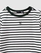 Girls’ green and white striped long-sleeved T-shirt-3