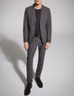 Men’s dark chocolate TRAVEL SUIT suit jacket-5
