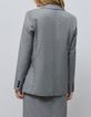 Women's oversized grey faux-uni suit jacket-4