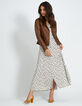 Robe longue blanc cassé floral multico I.Code-7