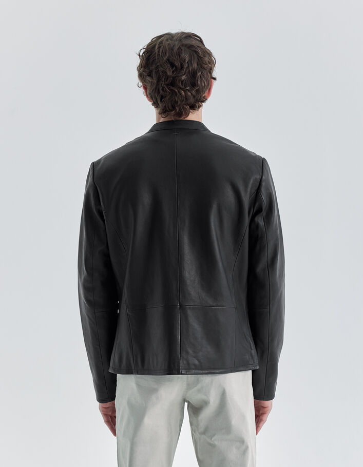 Men's leather jacket-3