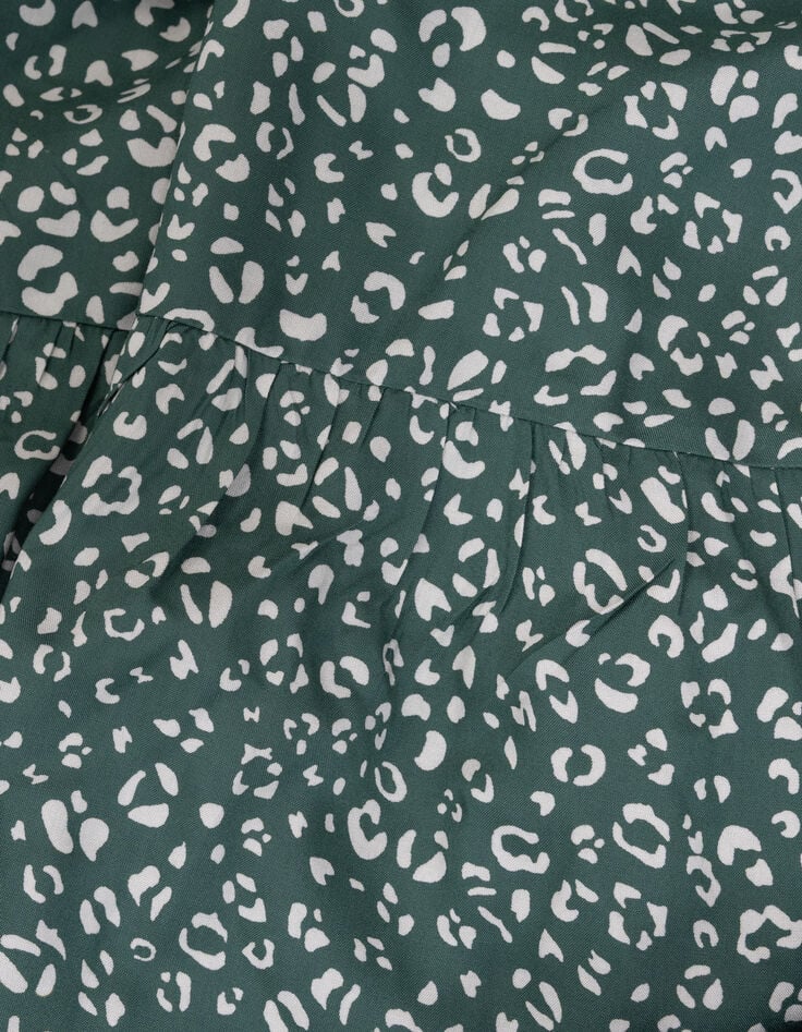 Langes grünes Kleid mit schmalen Trägern Leoprint-10 Langes grünes Kleid mit schmalen Trägern Leoprint-10