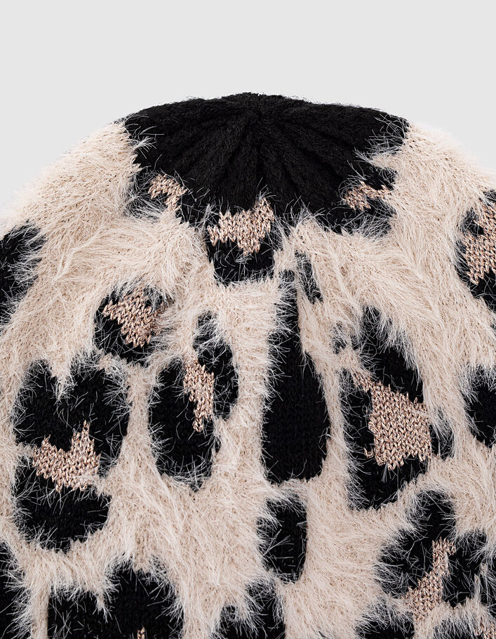 Bonnet Femme Tendance Motif Léopard - Taille Unique, Chaud Et Coupe-vent