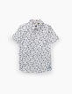 Camisa blanco roto con estampado piñas niño-2