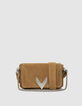 Die 111 WESTERN camel leder velour Damen-1