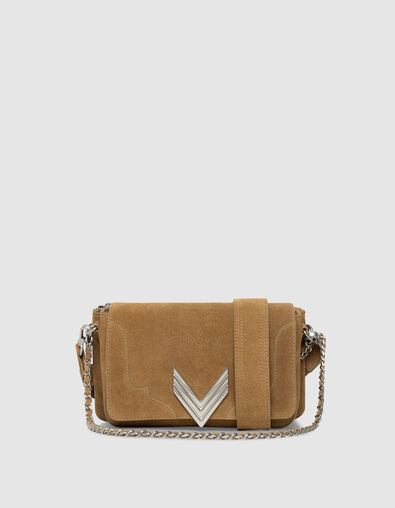 Die 111 WESTERN camel leder velour Damen - IKKS