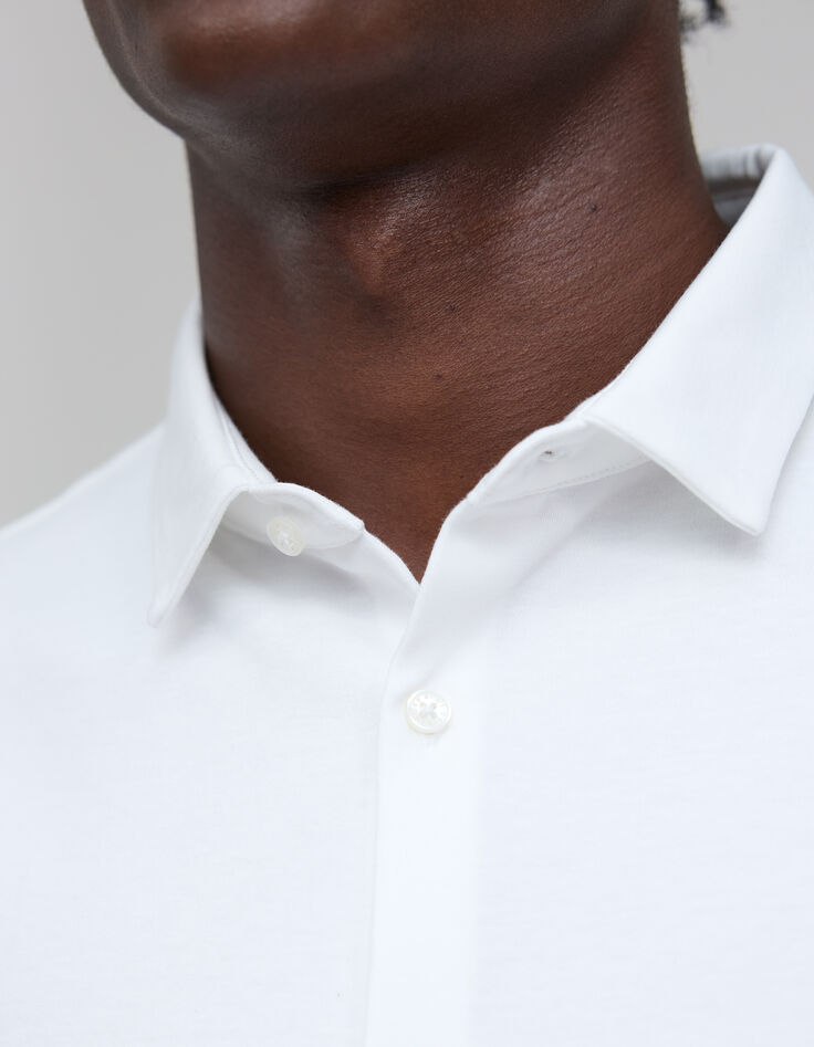 Chemise EASY blanche ABSOLUTE DRY en maille Homme-4