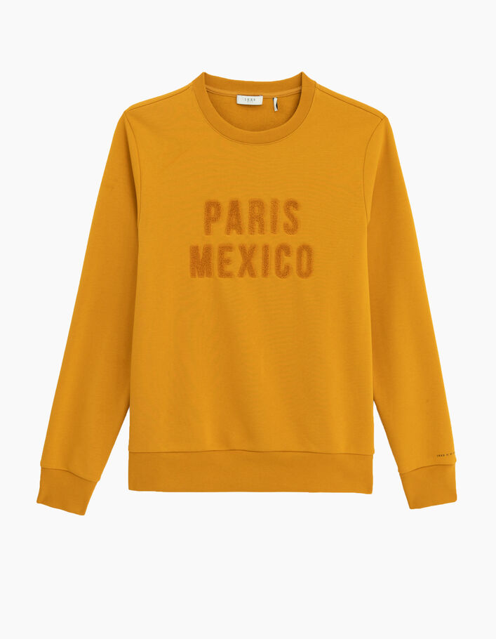 Men's yellow sweatshirt - IKKS