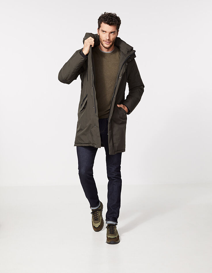 Parka longue kaki WATERPROOF Homme-7