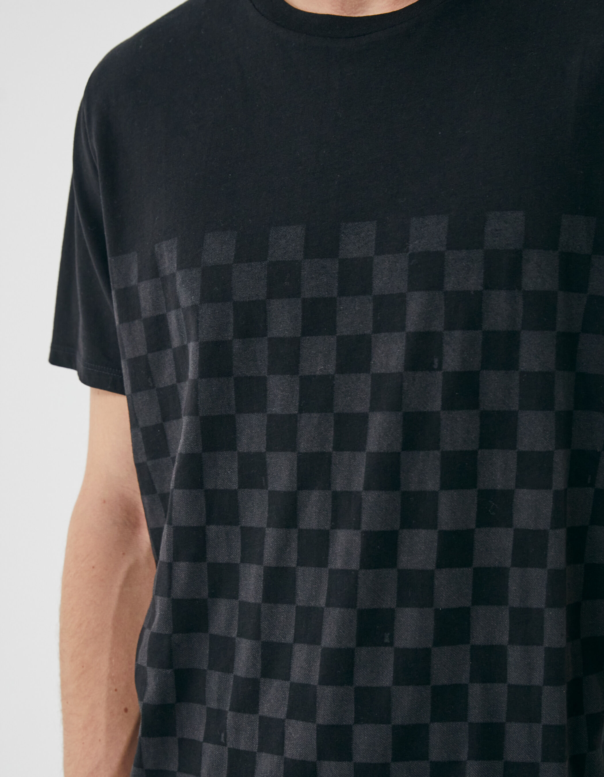 Mens checkerboard t shirt shop