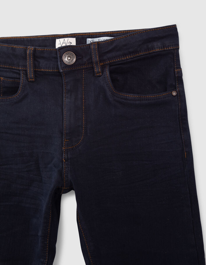 Boys’ raw denim skinny jeans  - IKKS