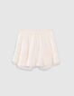 Falda crudo Ecovero&trade; gofrado tiras encaje ni&ntilde;a-5