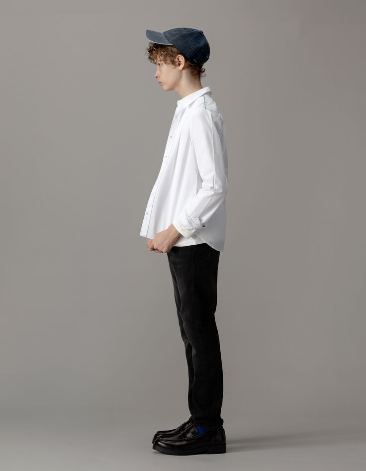 Grijsgewassen SLIM jongensjeans-3