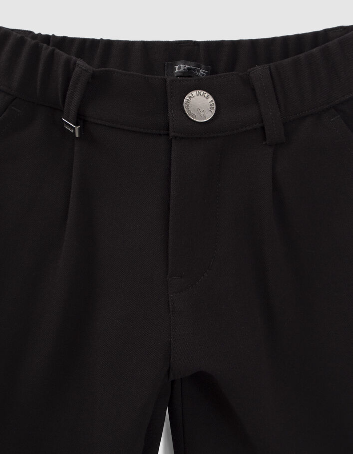 Boys’ black CHINO trousers-2