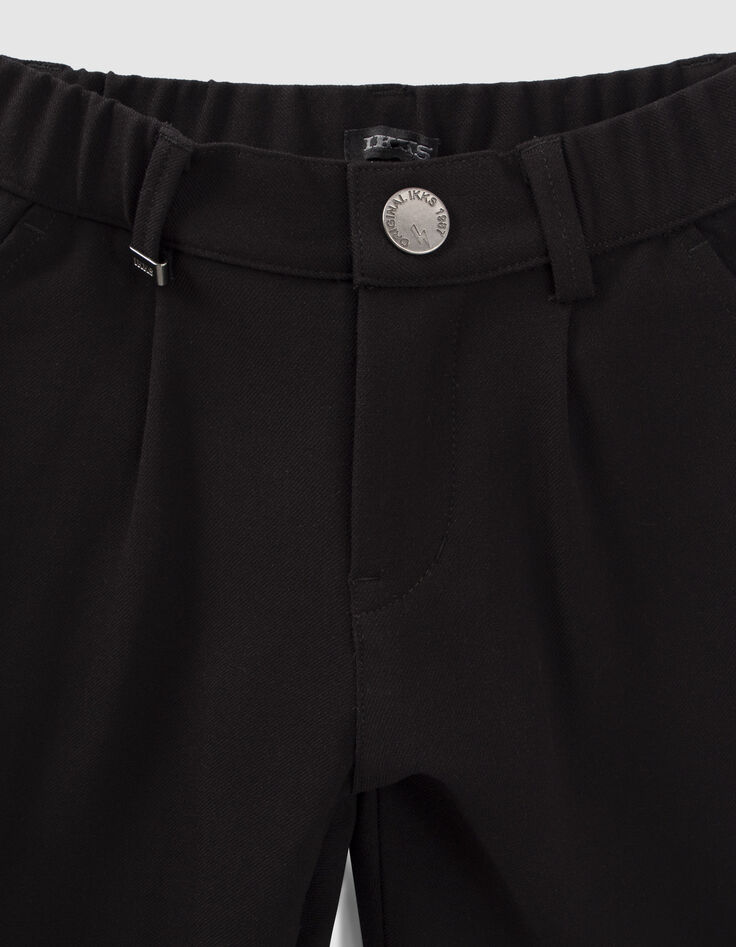 Schwarze Jungen-Chinohose-2
