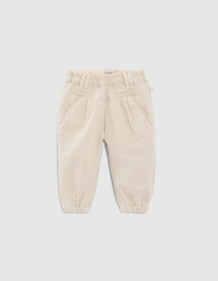 Jeans mit G&uuml;rtel mit Ethnic-Stickerei f&uuml;r Babym&auml;dchen-2
