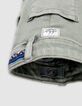 Mädchen-BATTLE-Jeans mit besticktem Zierband in Khaki-7