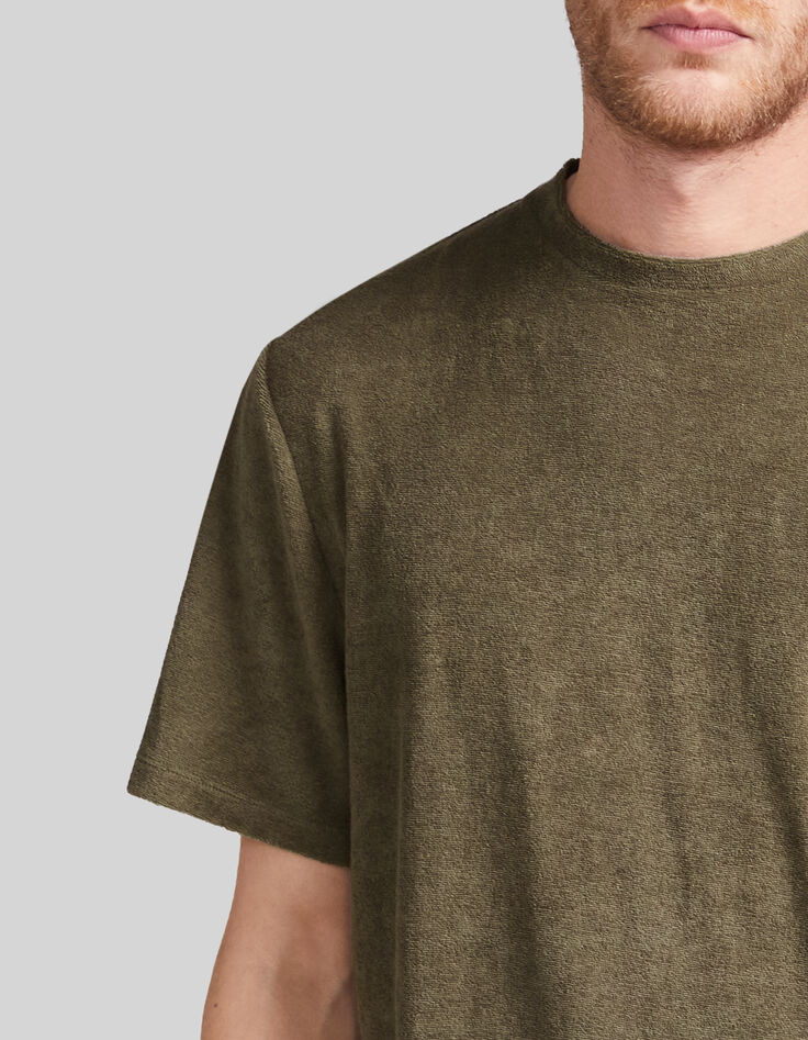 Camiseta army green rizo hombre-4